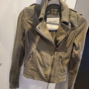Abercrombie Moto Jacket, Size XS